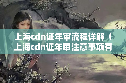 上海cdn證年審流程詳解（上海cdn證年審注意事項有哪些）