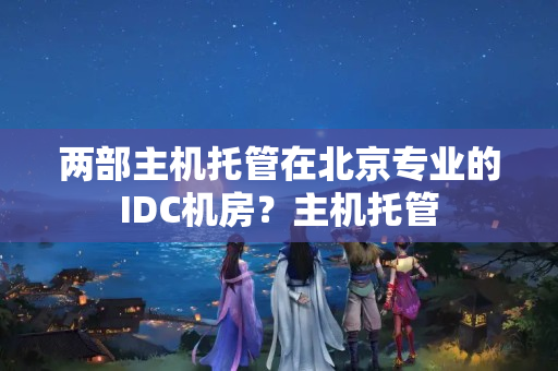 兩部主機托管在北京專業(yè)的IDC機房？主機托管