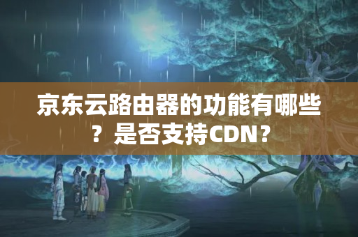 京東云路由器的功能有哪些？是否支持CDN？