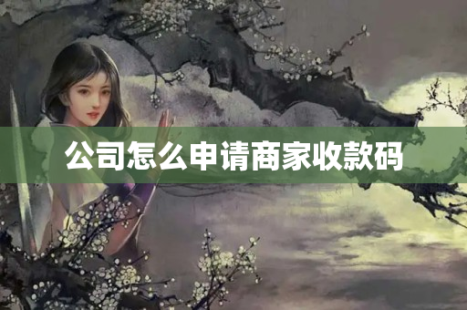 公司怎么申請(qǐng)商家收款碼