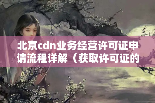 北京cdn業(yè)務(wù)經(jīng)營許可證申請流程詳解（獲取許可證的具體步驟）