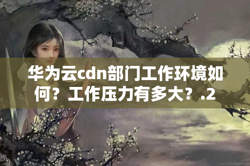 華為云cdn部門工作環(huán)境如何？工作壓力有多大？