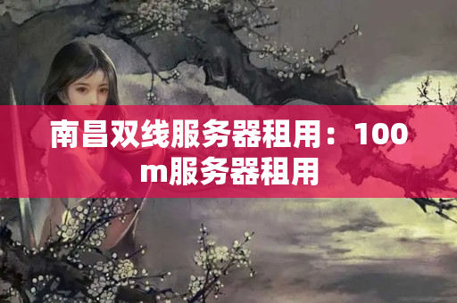 南昌雙線服務(wù)器租用：100m服務(wù)器租用