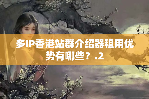 多IP香港站群介紹器租用優(yōu)勢有哪些？