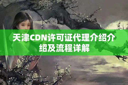 天津CDN許可證代理介紹介紹及流程詳解