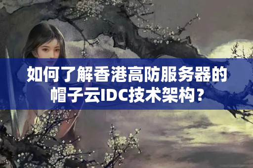 如何了解香港高防服務(wù)器的帽子云IDC技術(shù)架構(gòu)？