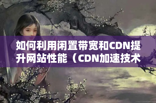 如何利用閑置帶寬和CDN提升網(wǎng)站性能（CDN加速技術(shù)方法）