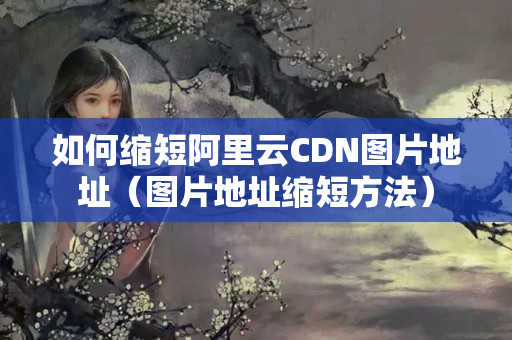 如何縮短阿里云CDN圖片地址（圖片地址縮短方法）