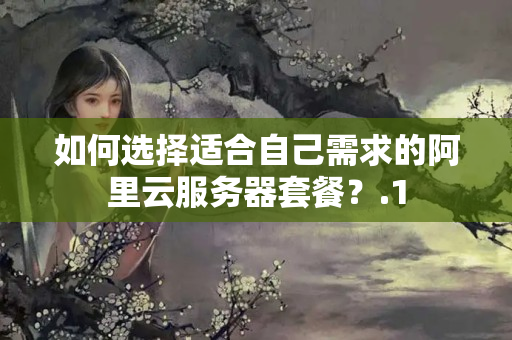 如何選擇適合自己需求的阿里云服務(wù)器套餐？