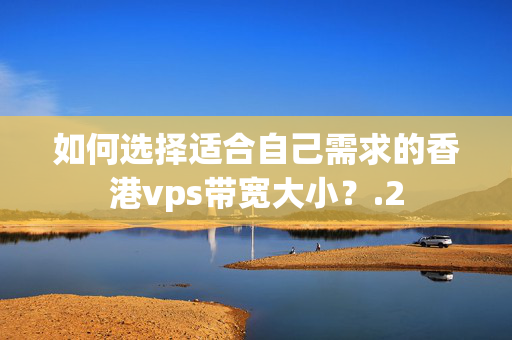 如何選擇適合自己需求的香港vps帶寬大??？