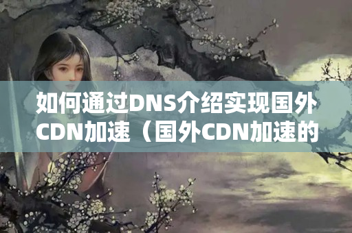 如何通過DNS介紹實(shí)現(xiàn)國外CDN加速（國外CDN加速的原理與實(shí)施步驟）