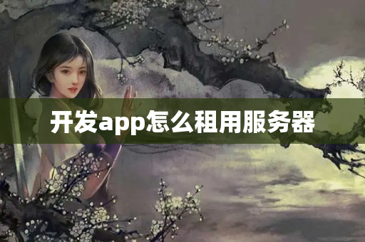 開發(fā)app怎么租用服務(wù)器