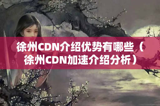 徐州CDN介紹優(yōu)勢有哪些（徐州CDN加速介紹分析）