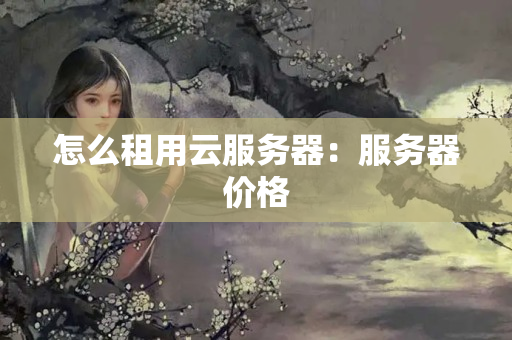 怎么租用云服務(wù)器：服務(wù)器價(jià)格