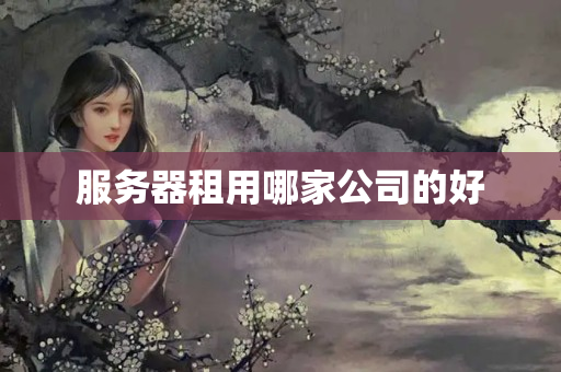 服務(wù)器租用哪家公司的好