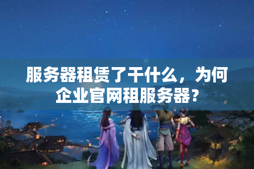 服務(wù)器租賃了干什么，為何企業(yè)官網(wǎng)租服務(wù)器？