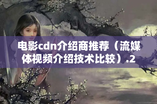 電影cdn介紹商推薦（流媒體視頻介紹技術(shù)比較）