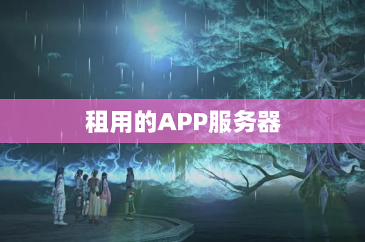 租用的APP服務器