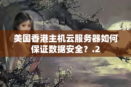 美國香港主機云服務(wù)器如何保證數(shù)據(jù)安全？