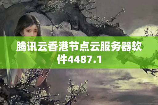 騰訊云香港節(jié)點(diǎn)云服務(wù)器軟件4487