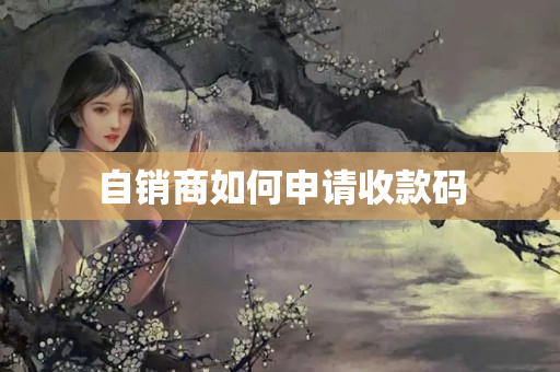 自銷(xiāo)商如何申請(qǐng)收款碼