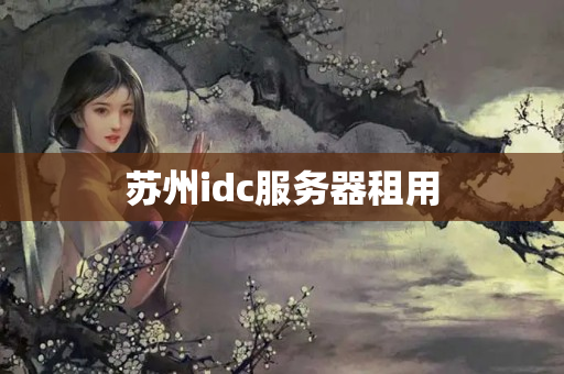 蘇州idc服務(wù)器租用