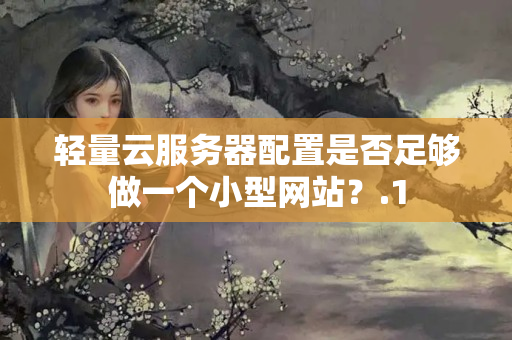 輕量云服務(wù)器配置是否足夠做一個小型網(wǎng)站？