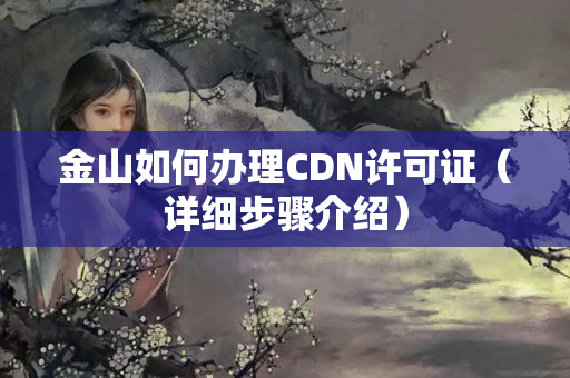 金山如何辦理CDN許可證（詳細(xì)步驟介紹）