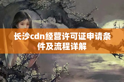 長沙cdn經(jīng)營許可證申請條件及流程詳解