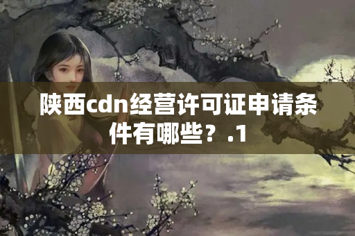 陜西cdn經(jīng)營許可證申請條件有哪些？