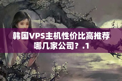 韓國VPS主機性價比高推薦哪幾家公司？