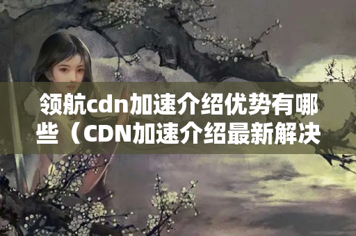 領航cdn加速介紹優(yōu)勢有哪些（CDN加速介紹最新解決方法）