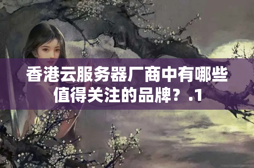 香港云服務(wù)器廠商中有哪些值得關(guān)注的品牌？