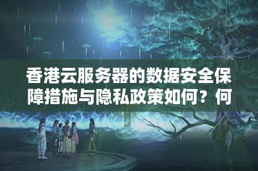 香港云服務(wù)器的數(shù)據(jù)安全保障措施與隱私政策如何？何種風(fēng)險(xiǎn)需要警惕？