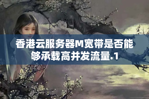 香港云服務(wù)器M寬帶是否能夠承載高并發(fā)流量