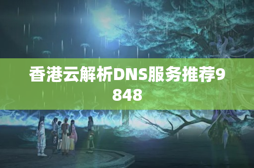 香港云解析DNS服務推薦9848