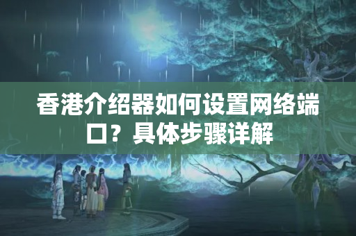 香港介紹器如何設(shè)置網(wǎng)絡(luò)端口？具體步驟詳解