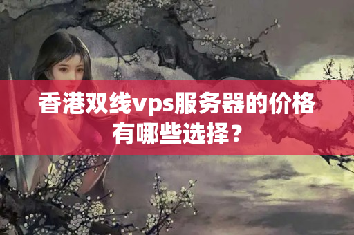 香港雙線vps服務(wù)器的價(jià)格有哪些選擇？