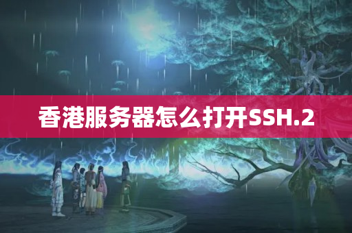 香港服務(wù)器怎么打開SSH