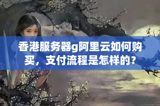 香港服務(wù)器g阿里云如何購買，支付流程是怎樣的？