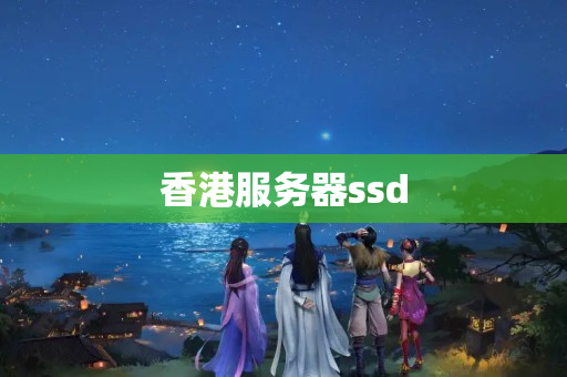 香港服務(wù)器ssd