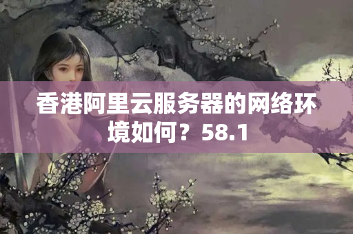 香港阿里云服務(wù)器的網(wǎng)絡(luò)環(huán)境如何？58