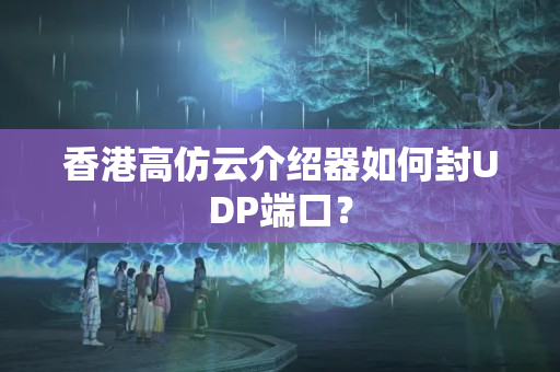 香港高仿云介紹器如何封UDP端口？