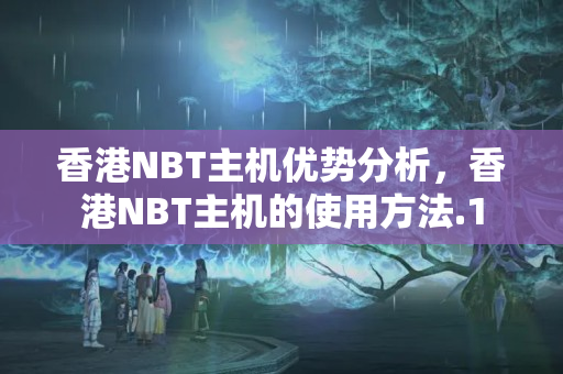 香港NBT主機優(yōu)勢分析，香港NBT主機的使用方法