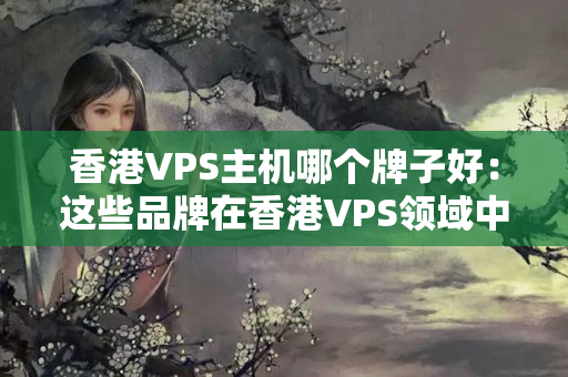 香港VPS主機(jī)哪個(gè)牌子好：這些品牌在香港VPS領(lǐng)域中有著不俗的地位