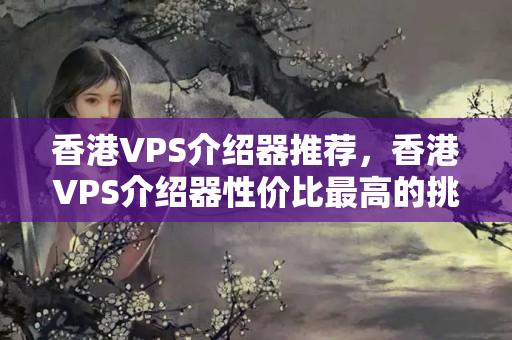 香港VPS介紹器推薦，香港VPS介紹器性價比最高的挑選方法