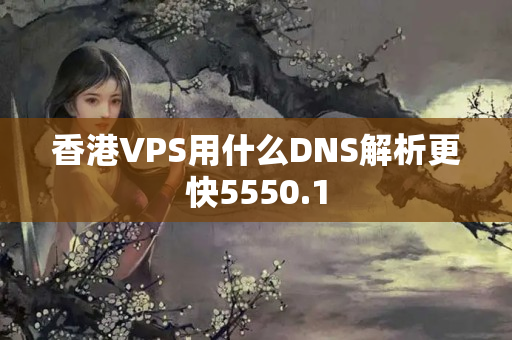 香港VPS用什么DNS解析更快5550