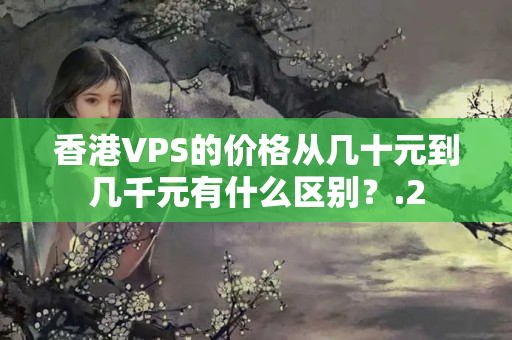 香港VPS的價格從幾十元到幾千元有什么區(qū)別？