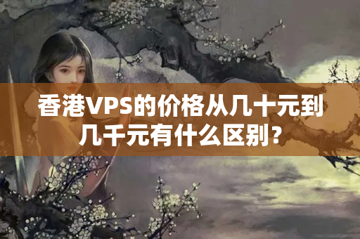 香港VPS的價格從幾十元到幾千元有什么區(qū)別？