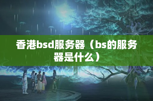 香港bsd服務(wù)器（bs的服務(wù)器是什么）